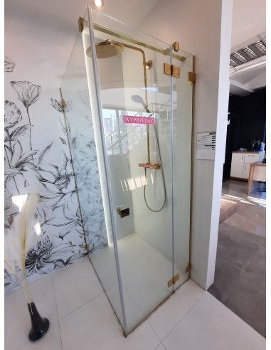 RADAWAY Essenza Pro Gold KDJ 100 x 80 cm prawa