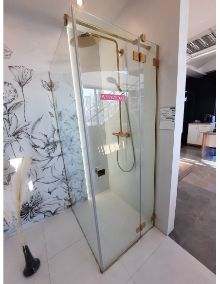 RADAWAY Essenza Pro Gold KDJ 100 x 80 cm prawa