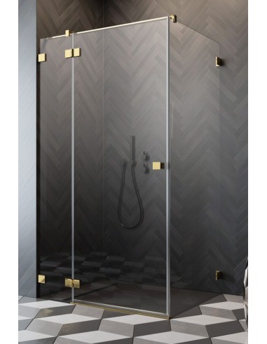 RADAWAY Essenza Pro Gold KDJ 100 x 80 cm prawa
