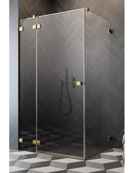 RADAWAY Essenza Pro Gold KDJ 100 x 80 cm prawa