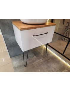 ELITA MEBLE szafka futuris 70 1S white HG 2