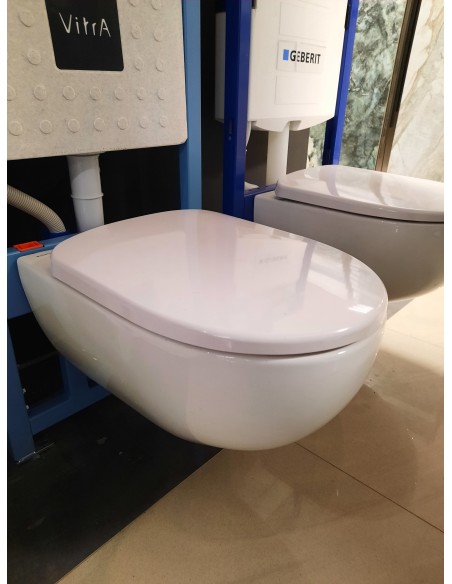 GEBERIT miska WC podwieszana + deska wolnoopadająca