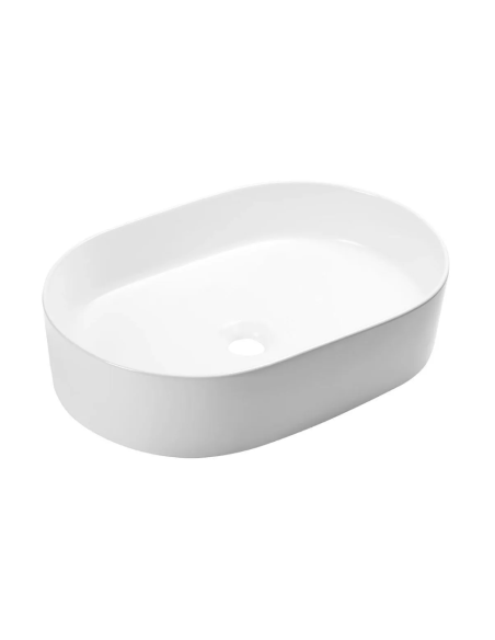 LAVEO Desna umywalka nablatowa ceramiczna 50x35 cm