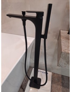 EXCELLENT Keria bateria wannowa wolnostojąca , czarny mat 2