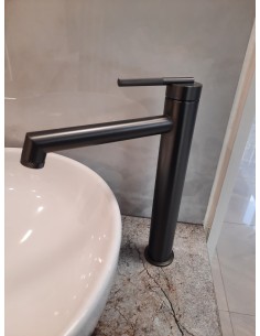 EMPORIA Rio bateria umywalkowa wysoka, gun metal 2