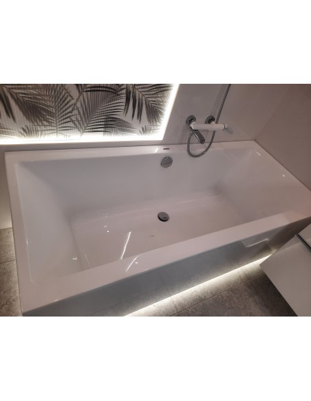EXCELLENT Pryzmat Slim wanna prostokątna 170x75 cm biały połysk