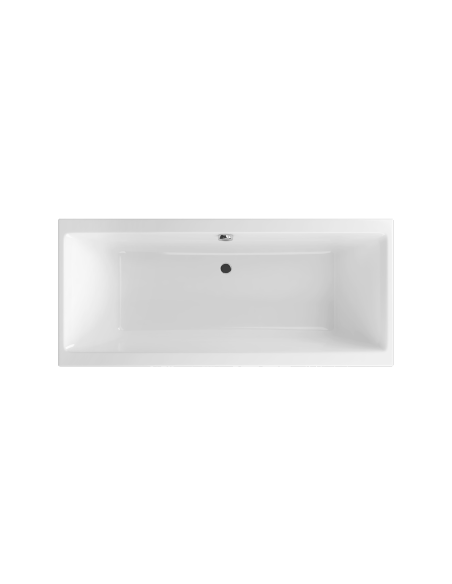 EXCELLENT Pryzmat Slim wanna prostokątna 170x75 cm biały połysk